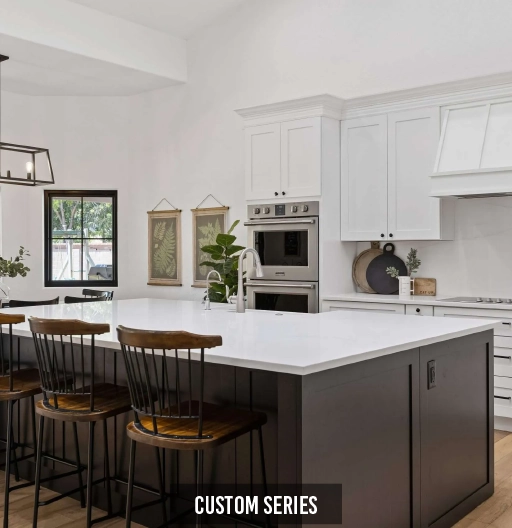 Fully Customizable Series with 53 Door Styles, 21 Custom Colors or 20 Stain Finishes