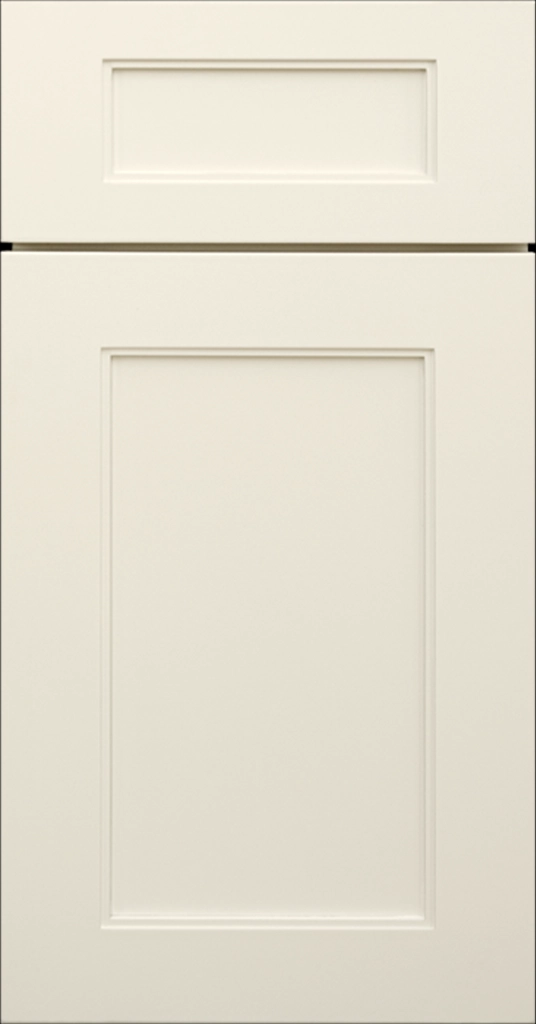 Denver Canvas Shaker Style Cabinets with mitered inside edge detail.
